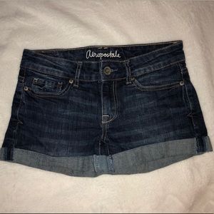 Dark Wash Denim Shorts